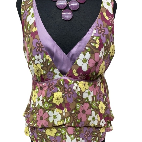 Old Navy Floral Tiered Blouse - Picture 2 of 6